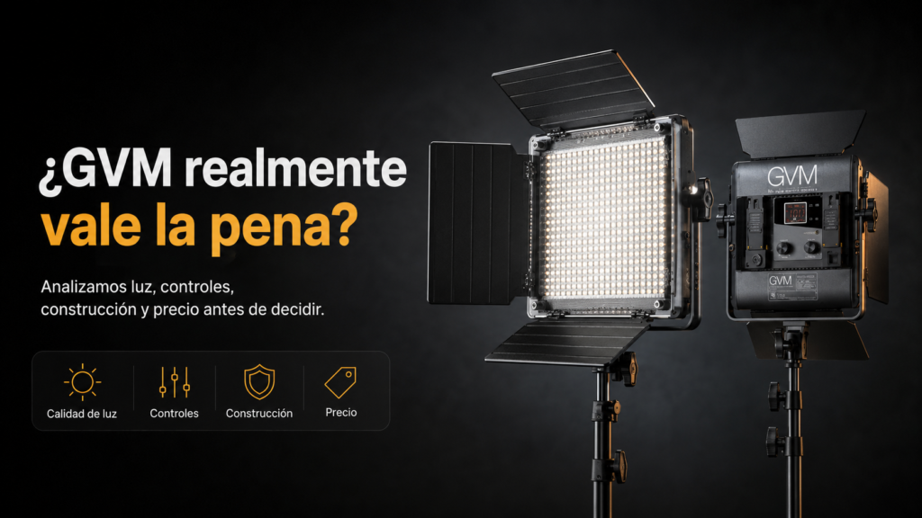 ¿GVM Vale la Pena? Opiniones Reales tras Usarla para Grabar (2026) 4 imagen de kit gvm vale la pena