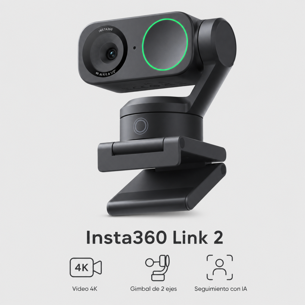 insta360 link 2 camara web ptz