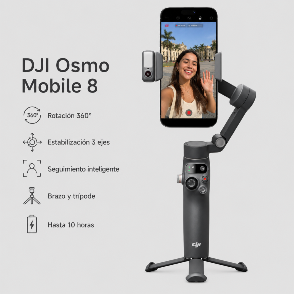 dji osmo mobile 8 estabilizadores
