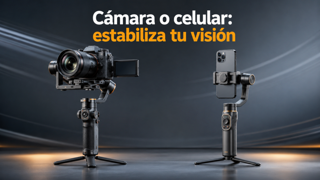 Gimbal para Cámara: las Mejores Opciones para Mirrorless y Compacta 2 estabilizador para camara con estabilizador para celular