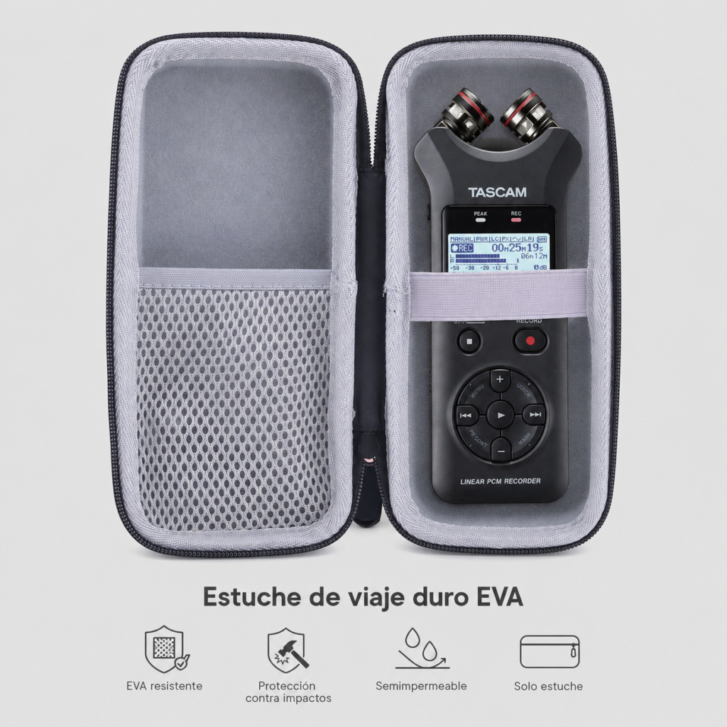 estuche eva para grabadora