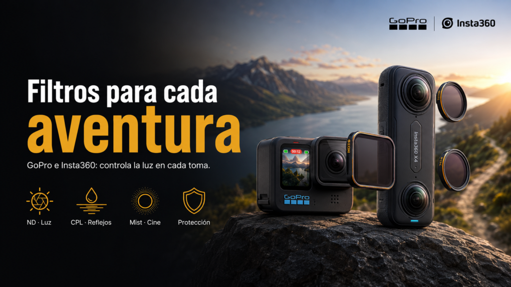 filtros para gopro insta360
