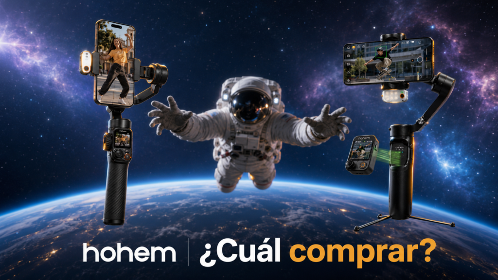 ¿Cuál Hohem Comprar? Guía Completa por Modelo y Presupuesto 2 hohem gimbal en el espacio cual comprar