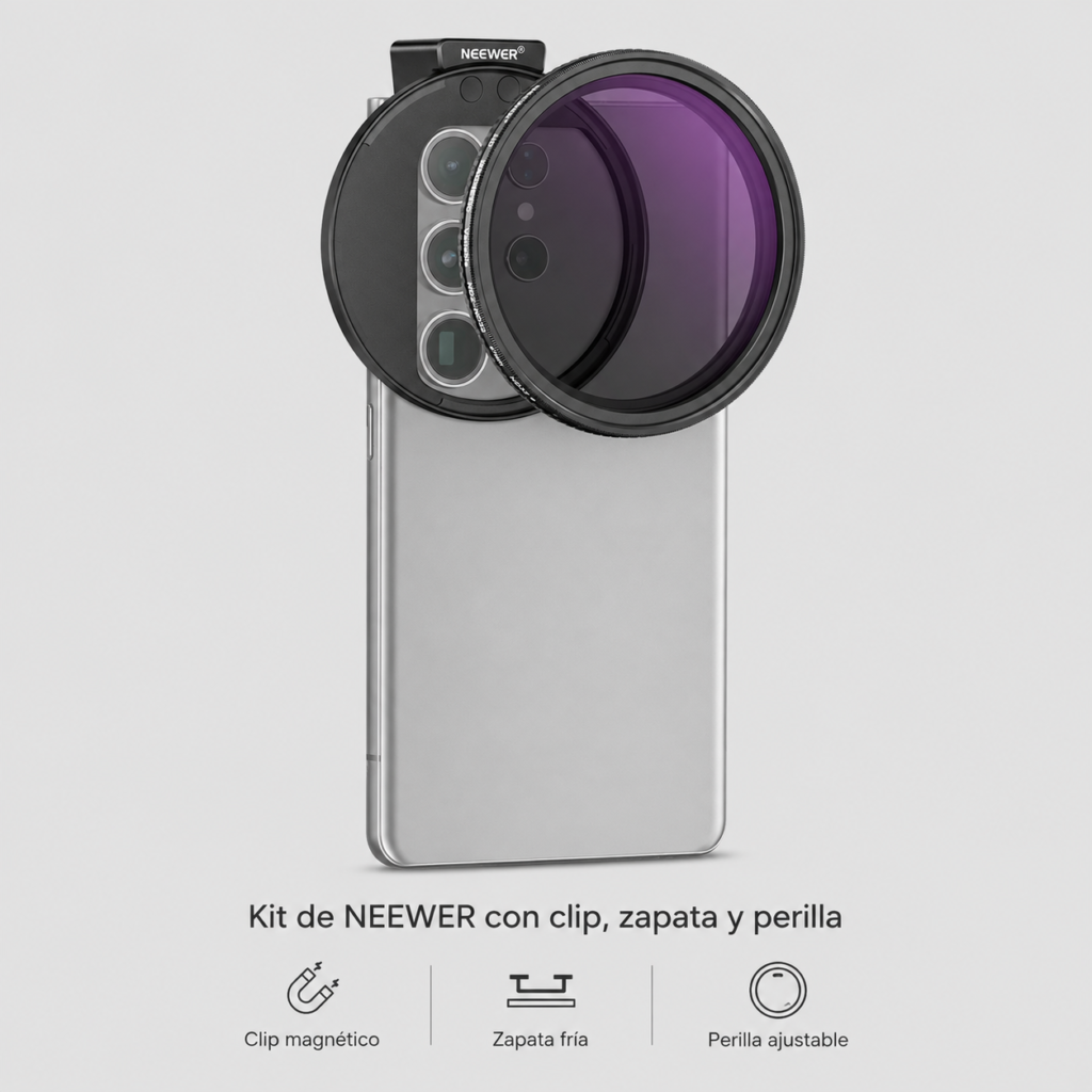 kit neewer clip zapata perilla