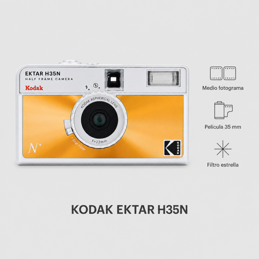 kodak ektar h35n camara de rollo