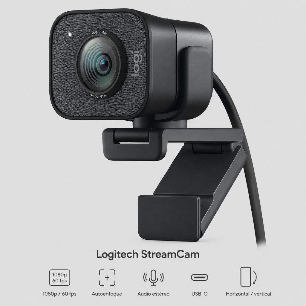 ligitech streamcam camara web