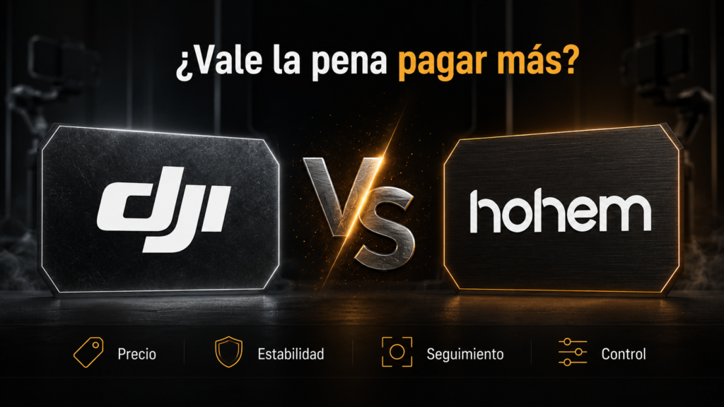 DJI Osmo Mobile vs Hohem: ¿Vale la Pena Pagar la Diferencia? 2 logo dji vs logo hohem