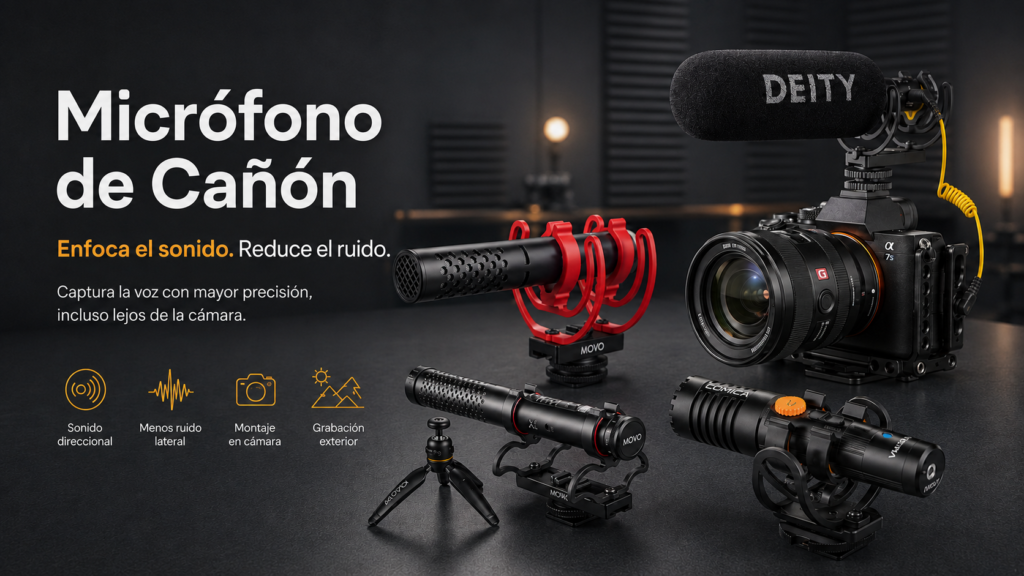 Saramonic: Guía de la Marca y Qué Micrófono Elegir 2 microfono de canon
