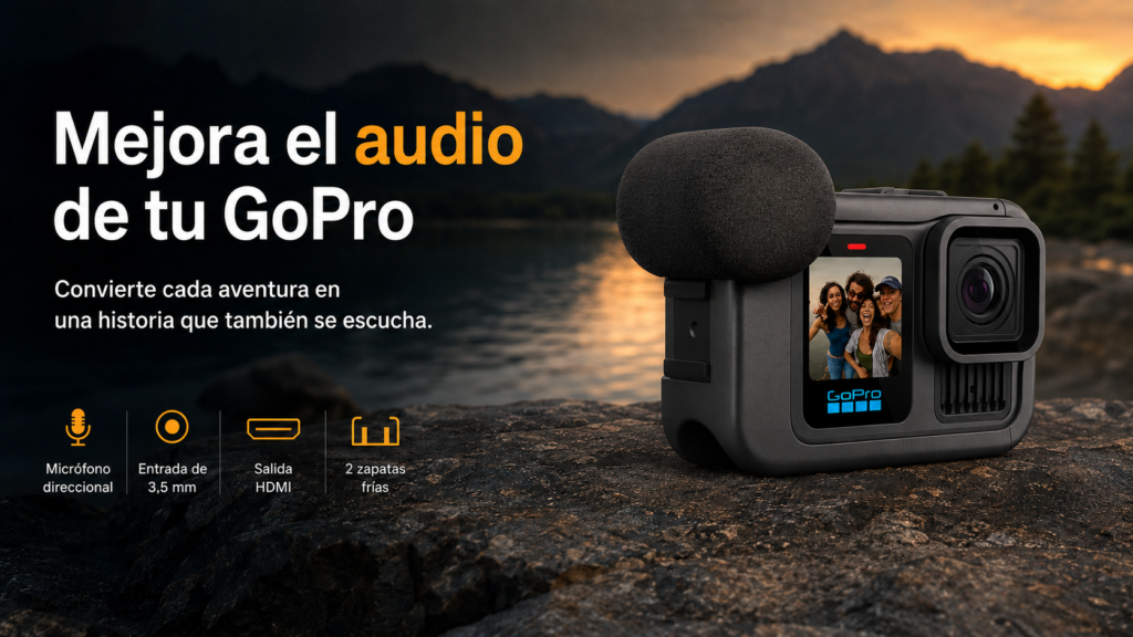 Micrófono para GoPro: Qué Necesitas Antes de Comprar Uno 2 microfono para gopro