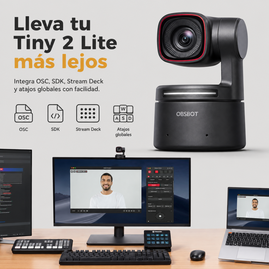 obsbot tiny 2 lite camara web