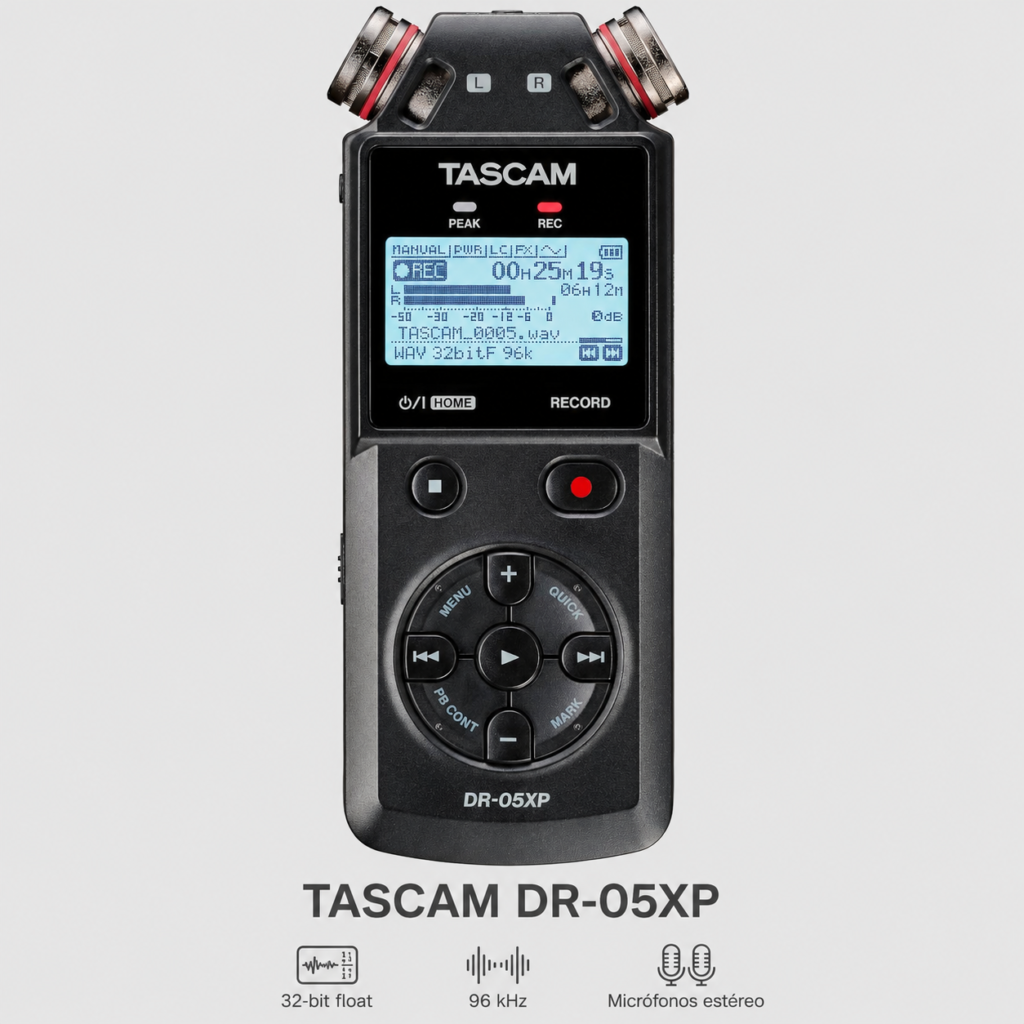 tascam dr 05xp gabadora de voz