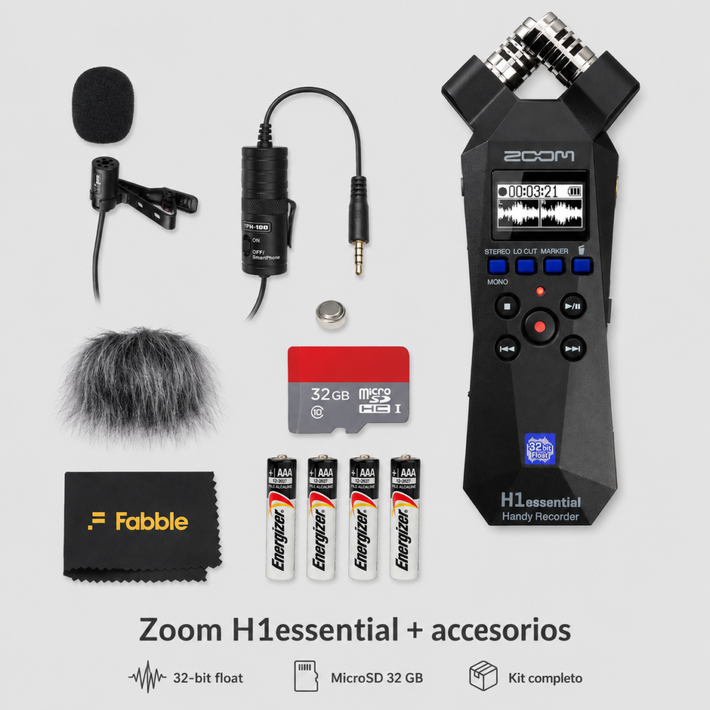 zoom h1essential accesorios