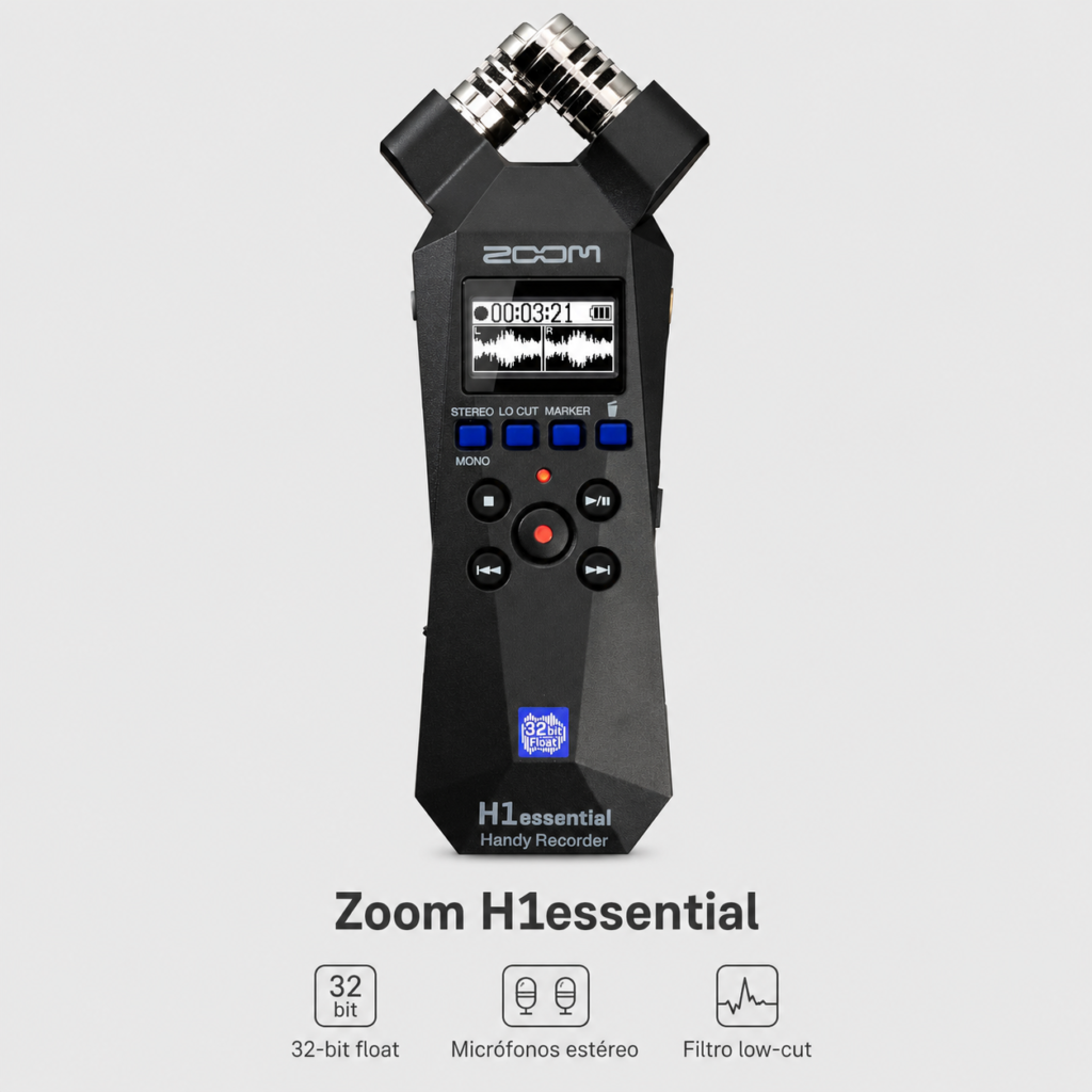 zoom h1essential grabadora de voz