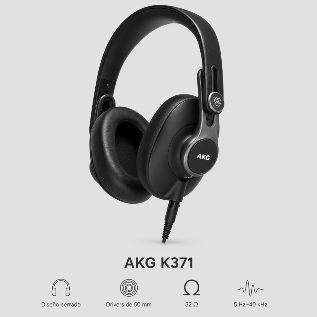 AKG K371 audifonos