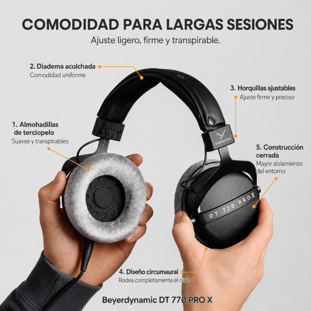 Beyerdynamic DT 770 PRO X caracteristicas