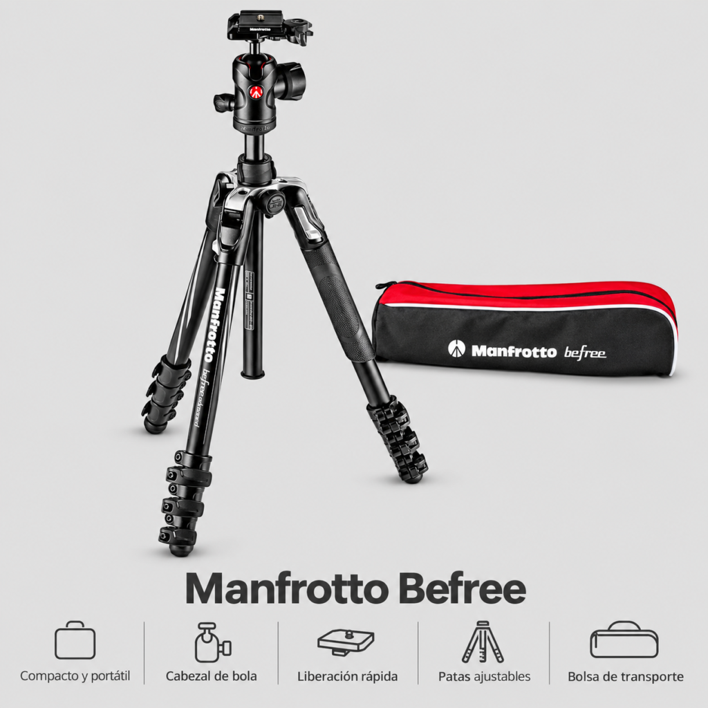 Manfrotto Befree tripode