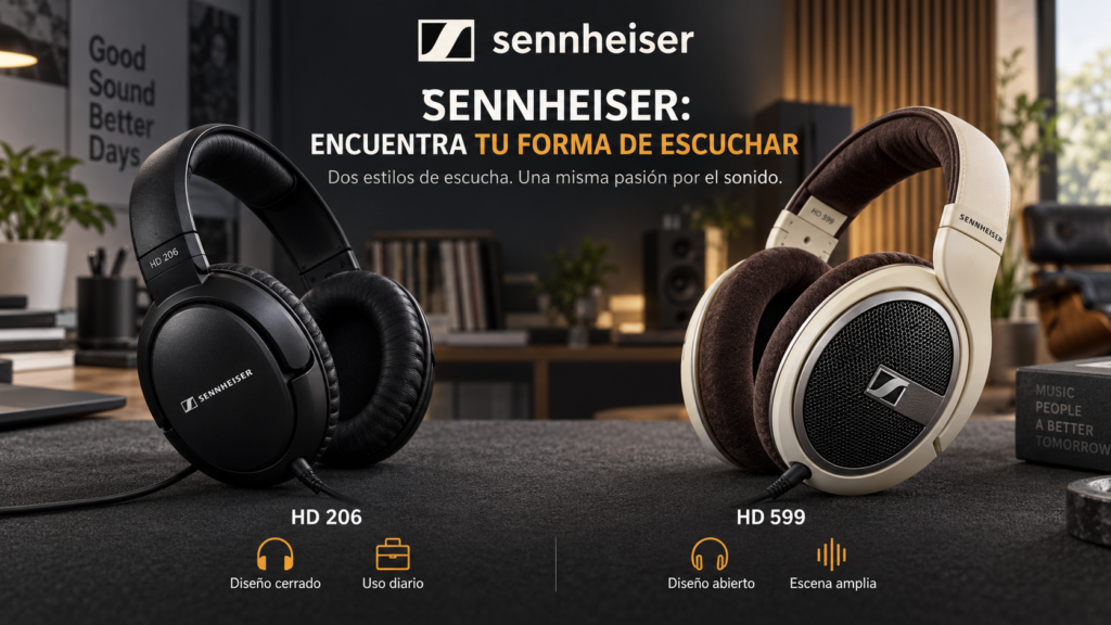 Sennheiser HD 206: la reseña de la puerta de entrada más accesible a la marca 2 SENNHEISER audifonos para podcast