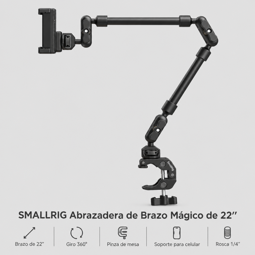 SMALLRIG Abrazadera de Brazo Magico de 22