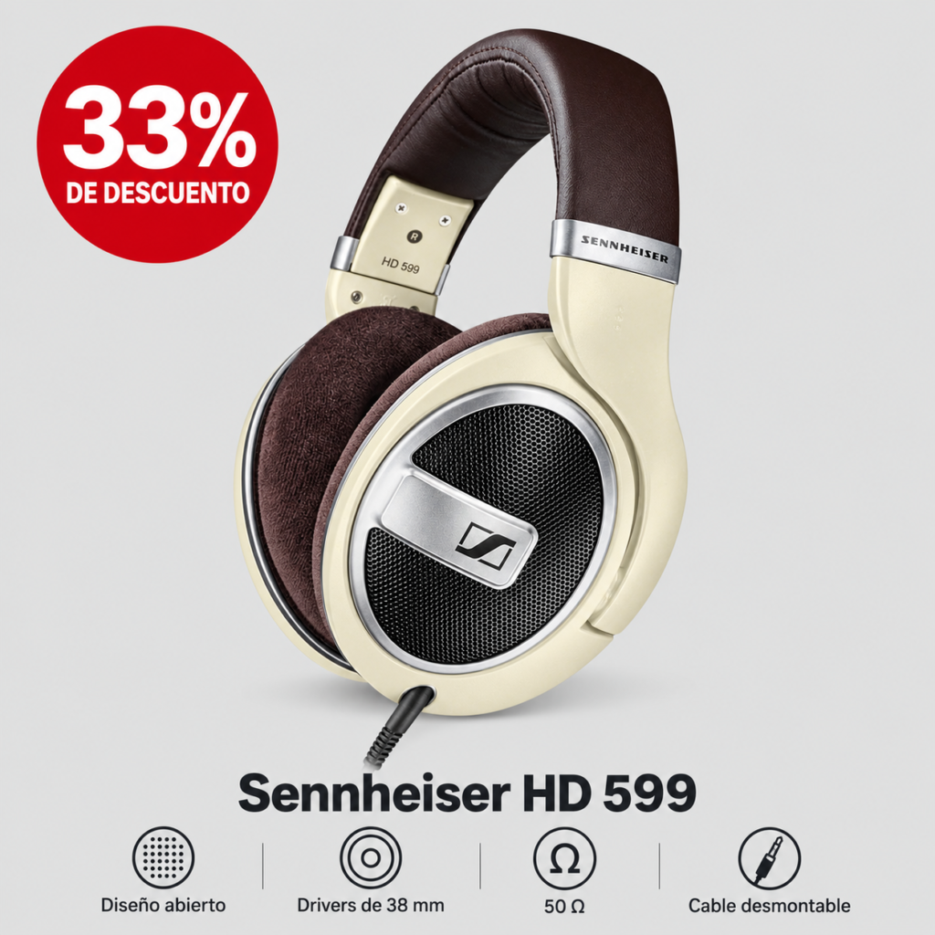 Sennheiser HD 599 audifonos para podcast