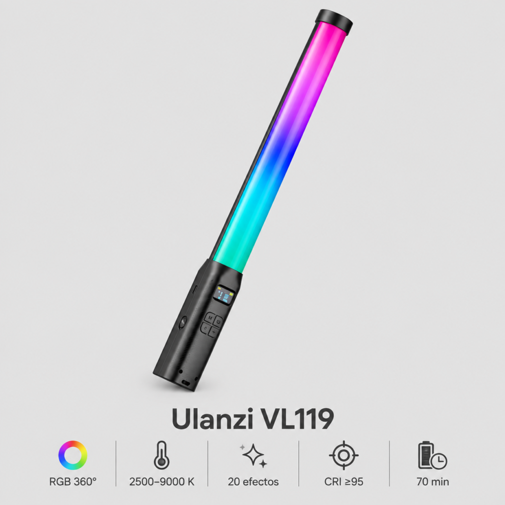 Ulanzi VL119 tubo led