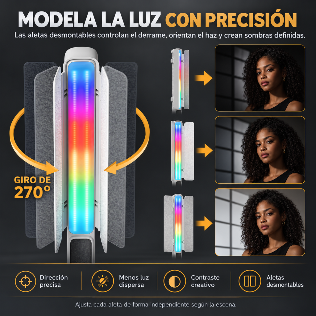 Zhiyun CINEPEER CF100 control de la luz y las sombras