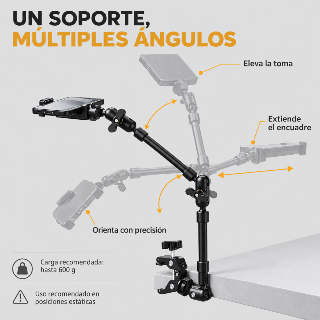 smallring soporte con multiples angulos