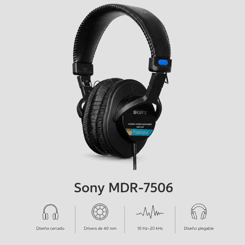 sony mdr 7506 audifonos