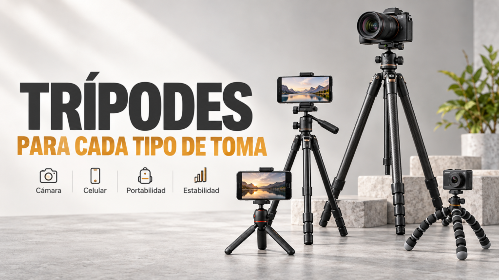 Mejor trípode para celular en 2026: cuál comprar según cómo grabas 15 tripodes para camaras y celulares