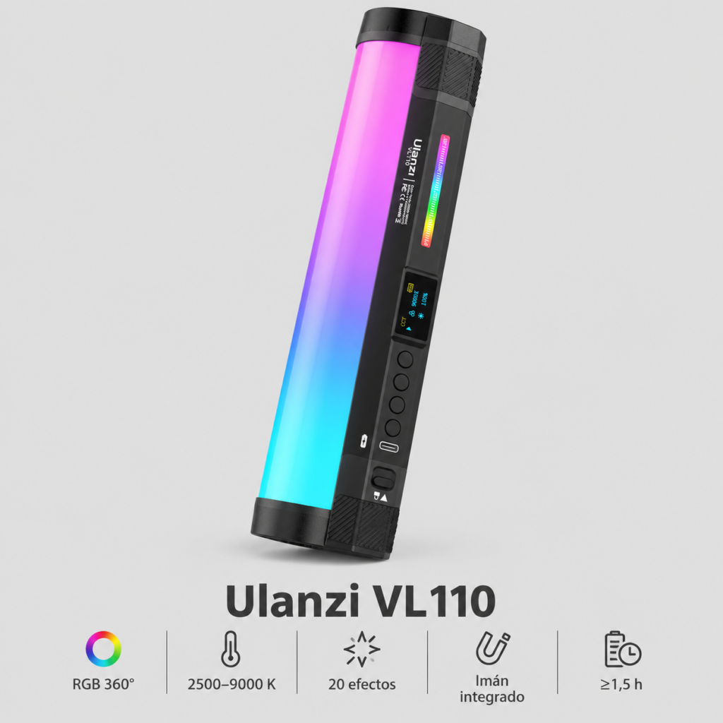 ulanzi vl110 tubo led