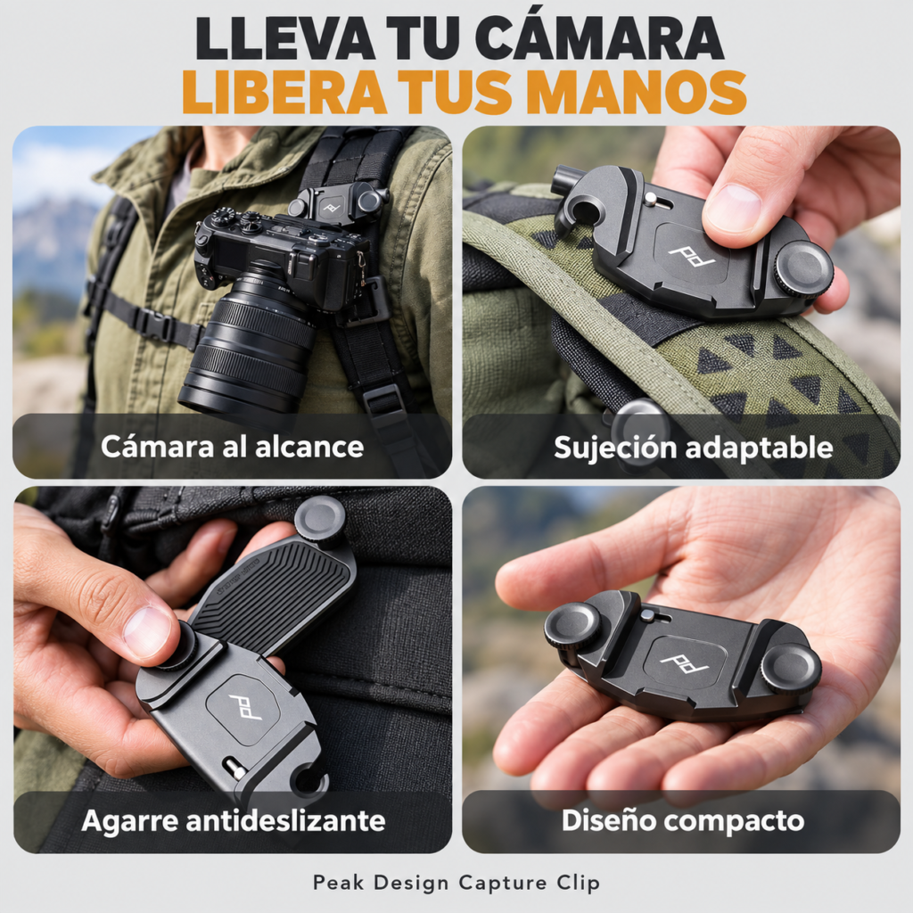 Capture Clip camara al alcance