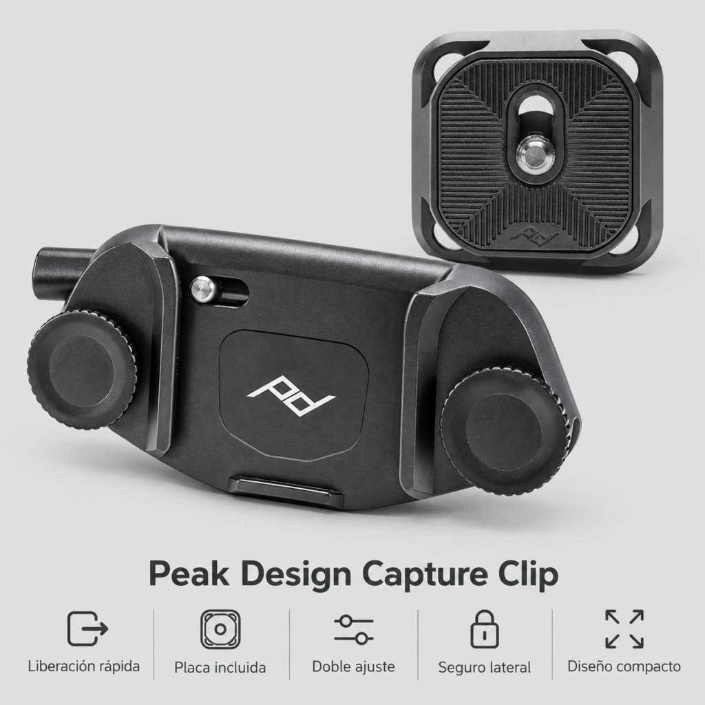 Peak Design Capture Clip con placa