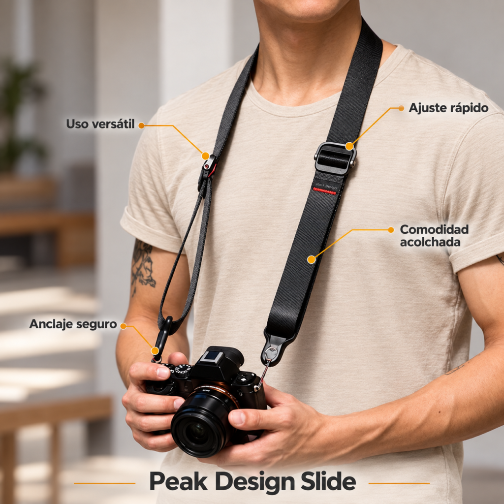Peak Design Slide ajuste y comodidad